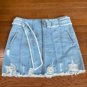 Denim skirt